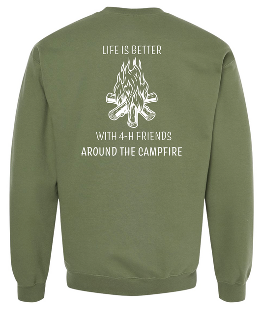 4-H Halloween Campout Crewneck Sweatshirt