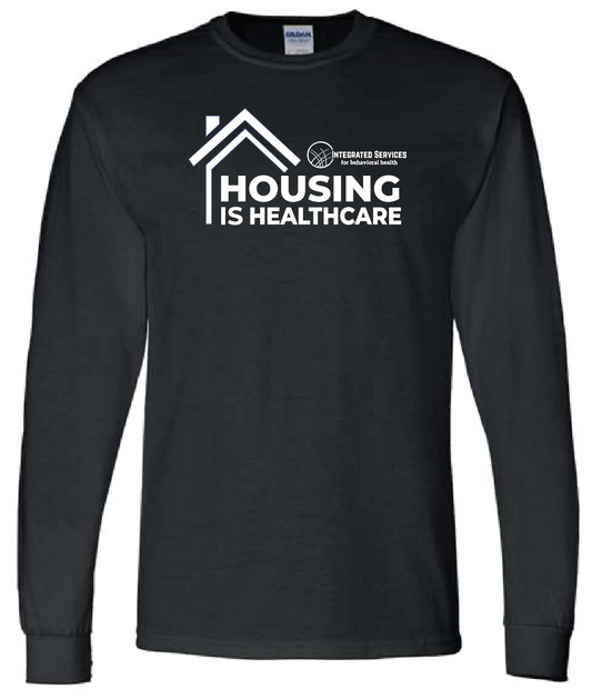 Full Chest Logo - Integrated Services Long Sleeve T-Shirt – Housing is Healthcare