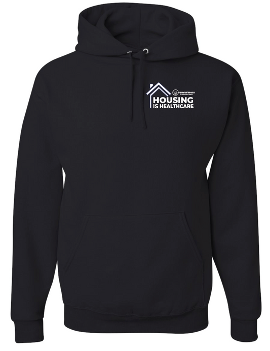 Left Chest Logo - Integrated Services Hoodies – Housing is Healthcare