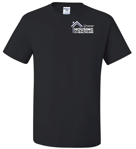 Left Chest Logo - Integrated Services Softstyle T-Shirt - Housing is Healthcare