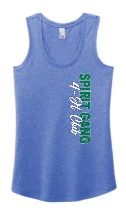 Spirit Gang On Game Days Women's Racerback Tri-Blend  Tank-Top