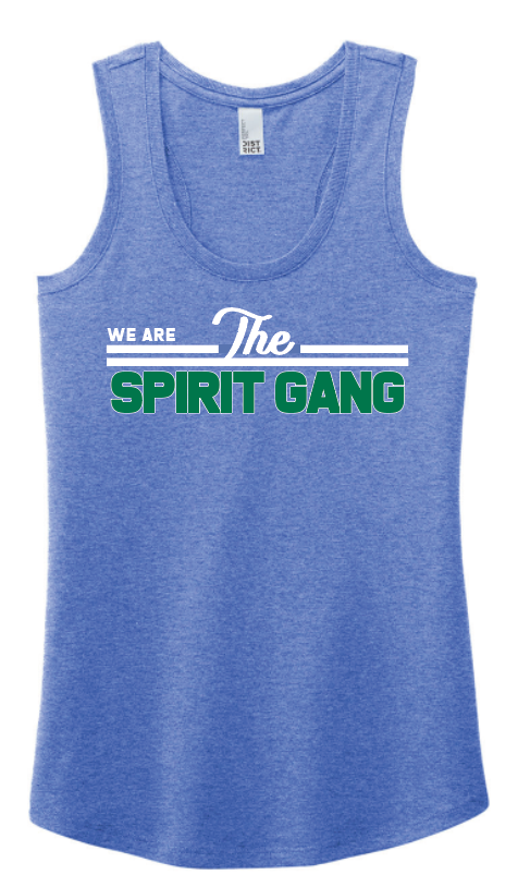 Spirit Gang Women's Racerback Tri-Blend  Tank-Top