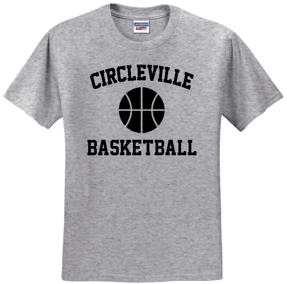 Circleville Basketball Black T-Shirts