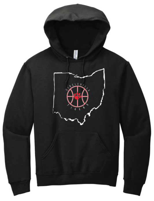 Circleville Basketball Black Hooded Sweatshirt