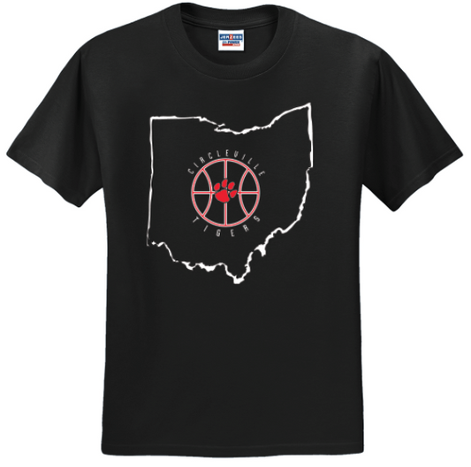 Circleville Basketball Black T- Shirt
