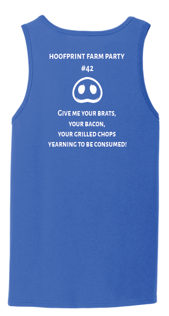 Hoofprint Farm Party Tank Top