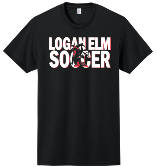 Logan Elm Soccer - Black Design