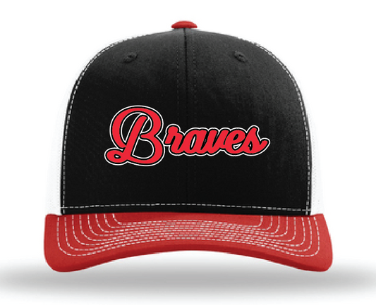 Bravess Richardson Trucker Hat - 3D Embroidered