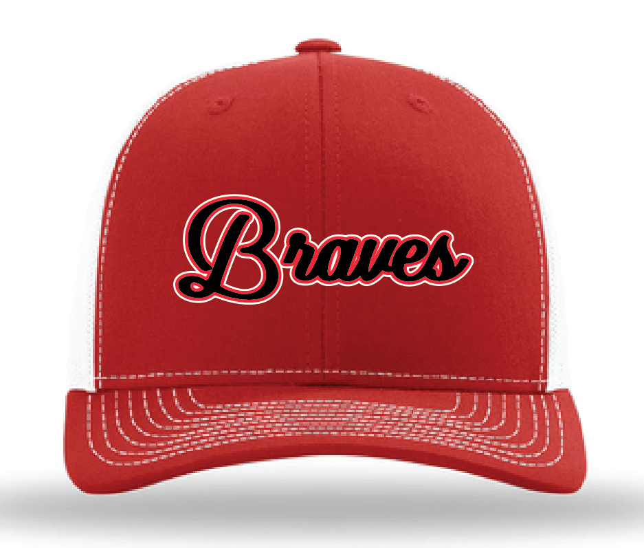 Bravess Richardson Trucker Hat - 3D Embroidered