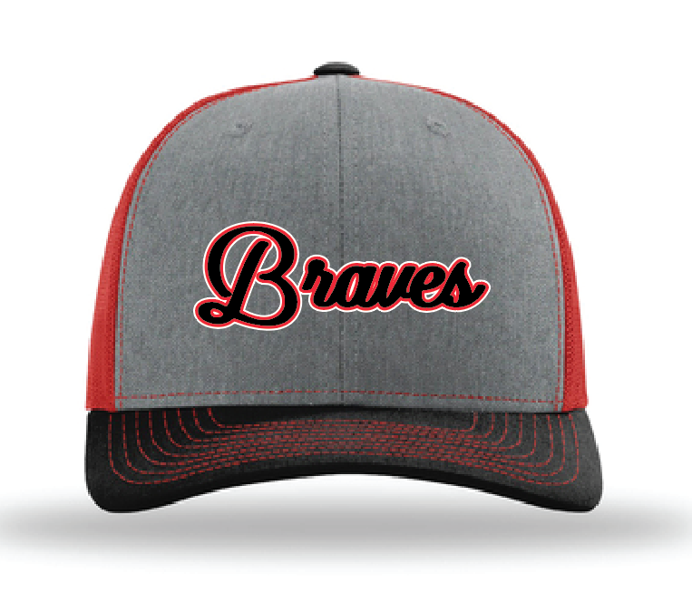 Bravess Richardson Trucker Hat - 3D Embroidered