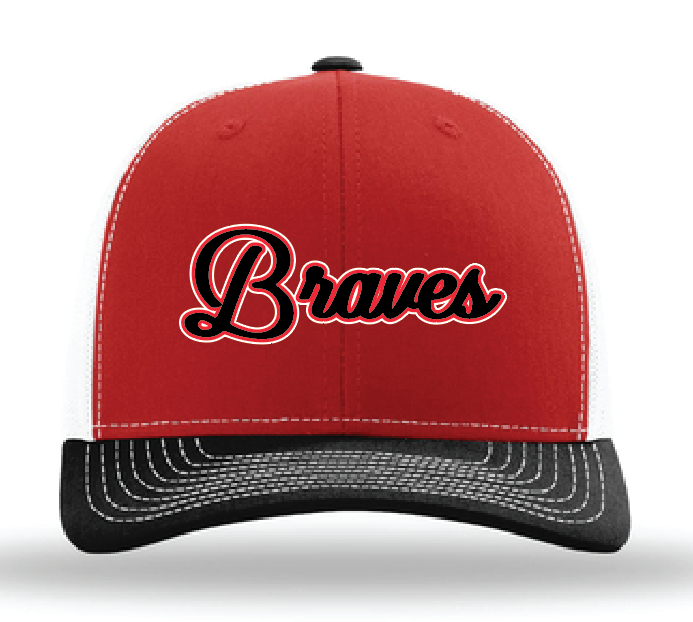 Bravess Richardson Trucker Hat - 3D Embroidered