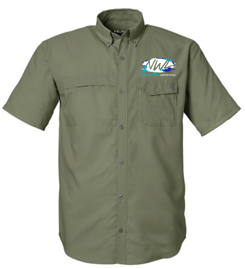 Nate Warner Livestock HUK Men's Tide Point Short Sleeve Shirt