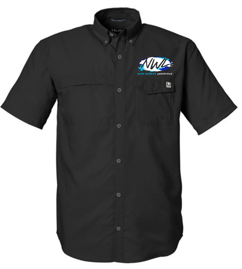 Nate Warner Livestock HUK Men's Tide Point Short Sleeve Shirt