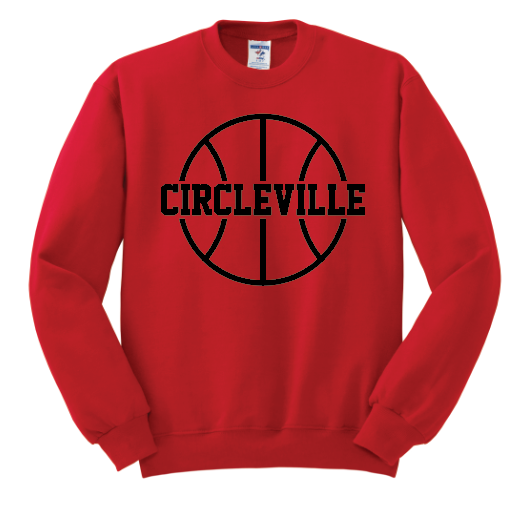 Circleville Basketball Crewneck Sweatshirts