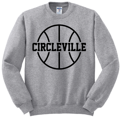 Circleville Basketball Crewneck Sweatshirts