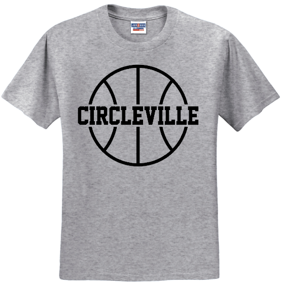 Circleville Basketball Black T-Shirts