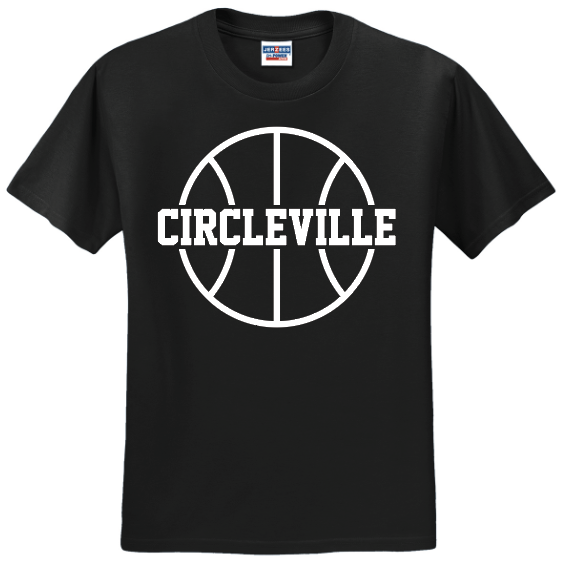 Circleville Basketball Black T-Shirts