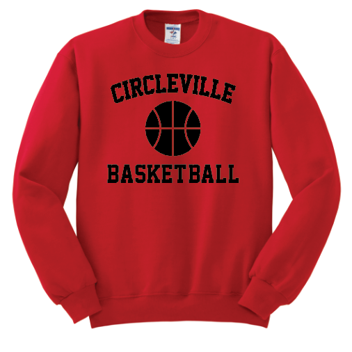Circleville Basketball Crewneck Sweatshirts