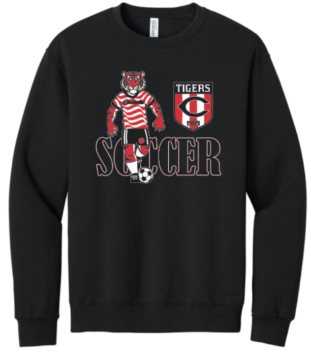 Circleville Soccer - Tiger - Women's Crest - Black