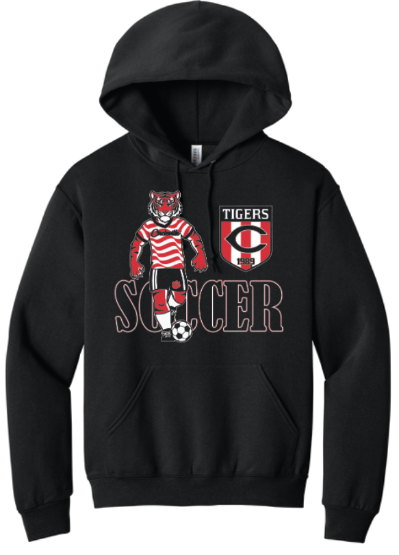 Circleville Soccer - Tiger - Women's Crest - Black