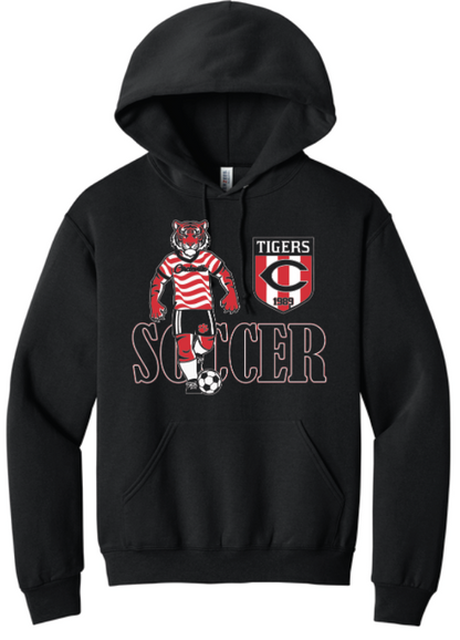 Circleville Soccer - Tiger - Women's Crest - Black