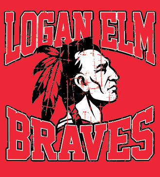 Logan Elm Braves - Red Design